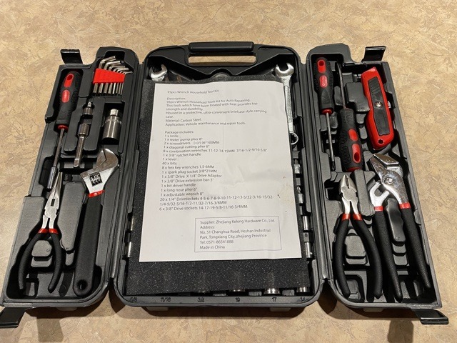 TLGREEN 95-Piece Mechanic Tool Set with Storage Case, Yellow customer photo 1