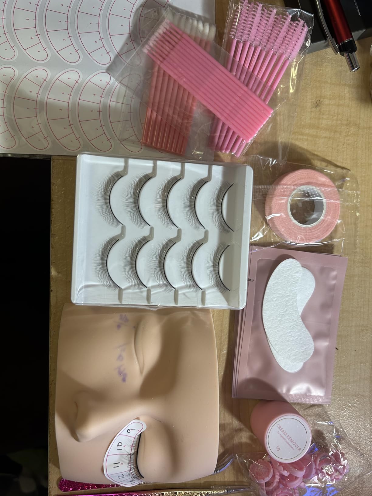 Lash Kit for Beginners, Eyelash Extension Training Kit customer photo 1
