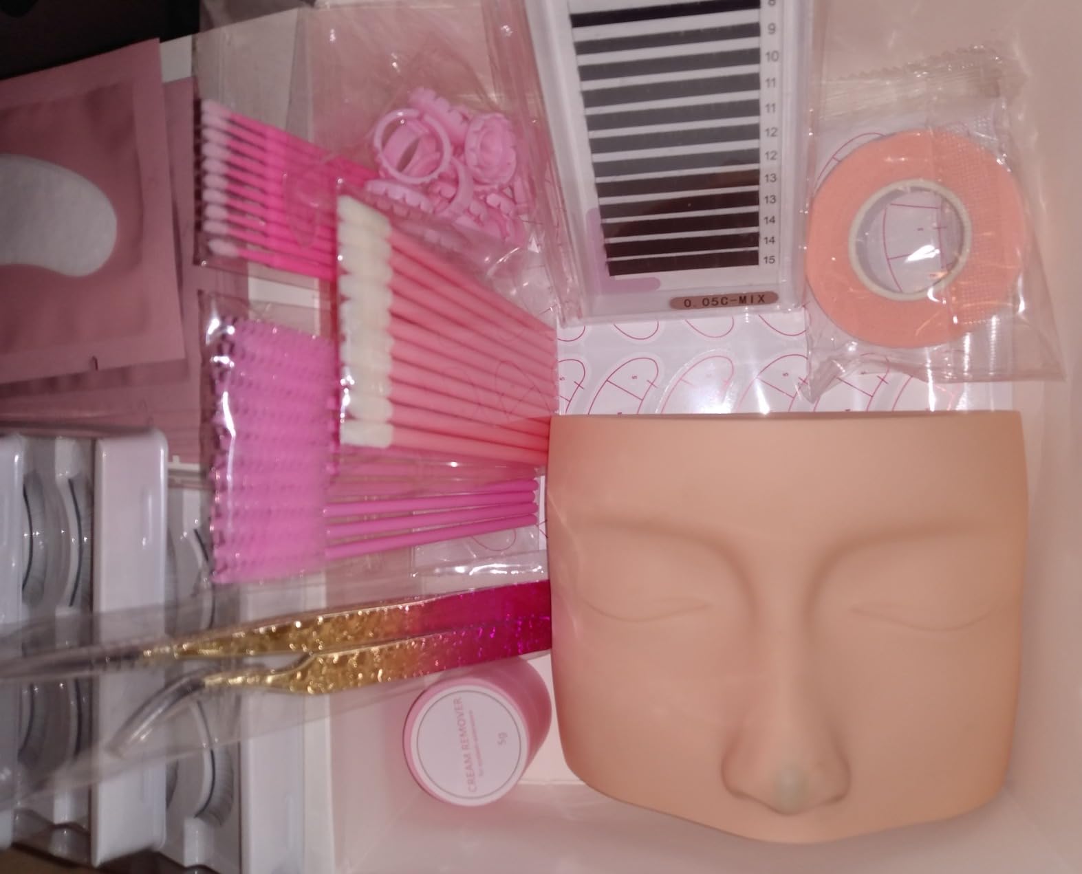 Lash Kit for Beginners, Eyelash Extension Training Kit customer photo 2