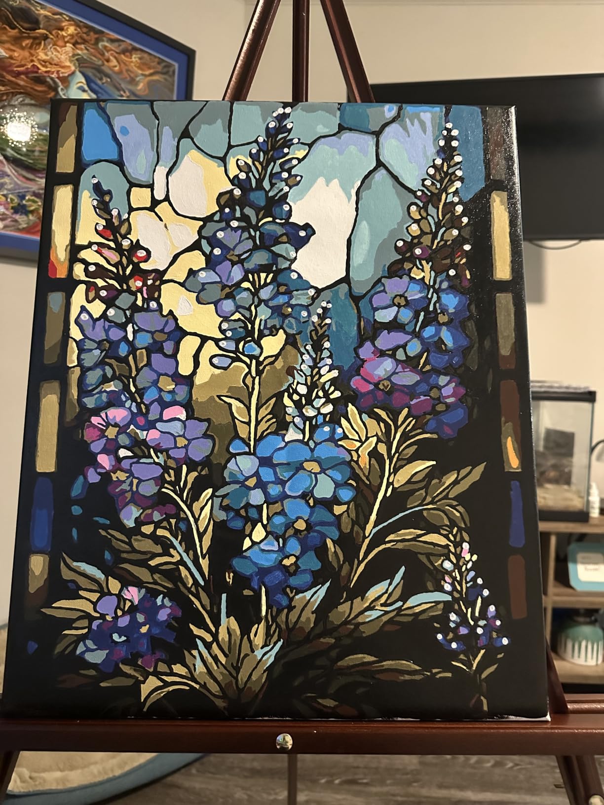 Mountain Paint by Number for Adults, Landscape Paint by Numbers for Adults customer photo 1