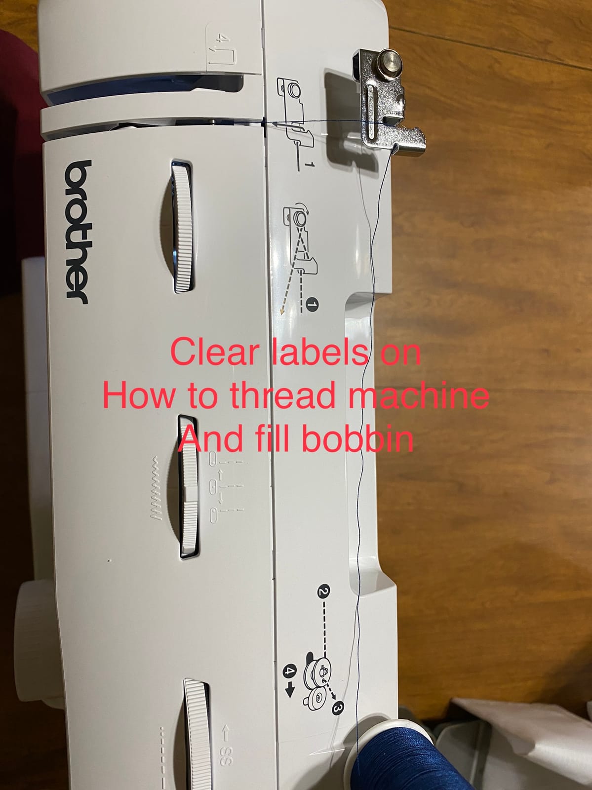 Brother GX37 Sewing Machine, 37 Built-in Stitches, 6 Included Sewing Feet and 6-Piece Premium Sewing Thread Pack customer photo 1