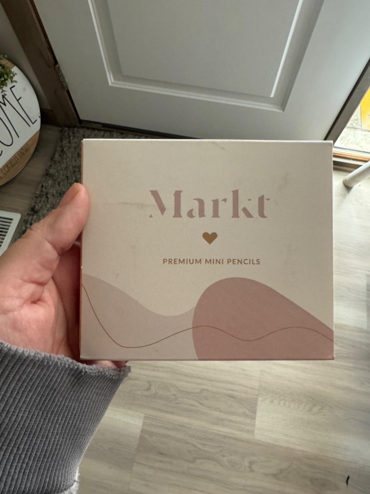 Markt Mini Pencils for Bridal Shower Games, Bridal Shower Pens, Heart Pencils, Small Pencil Set For Prizes, Game Winner Gifts (White) customer photo 2