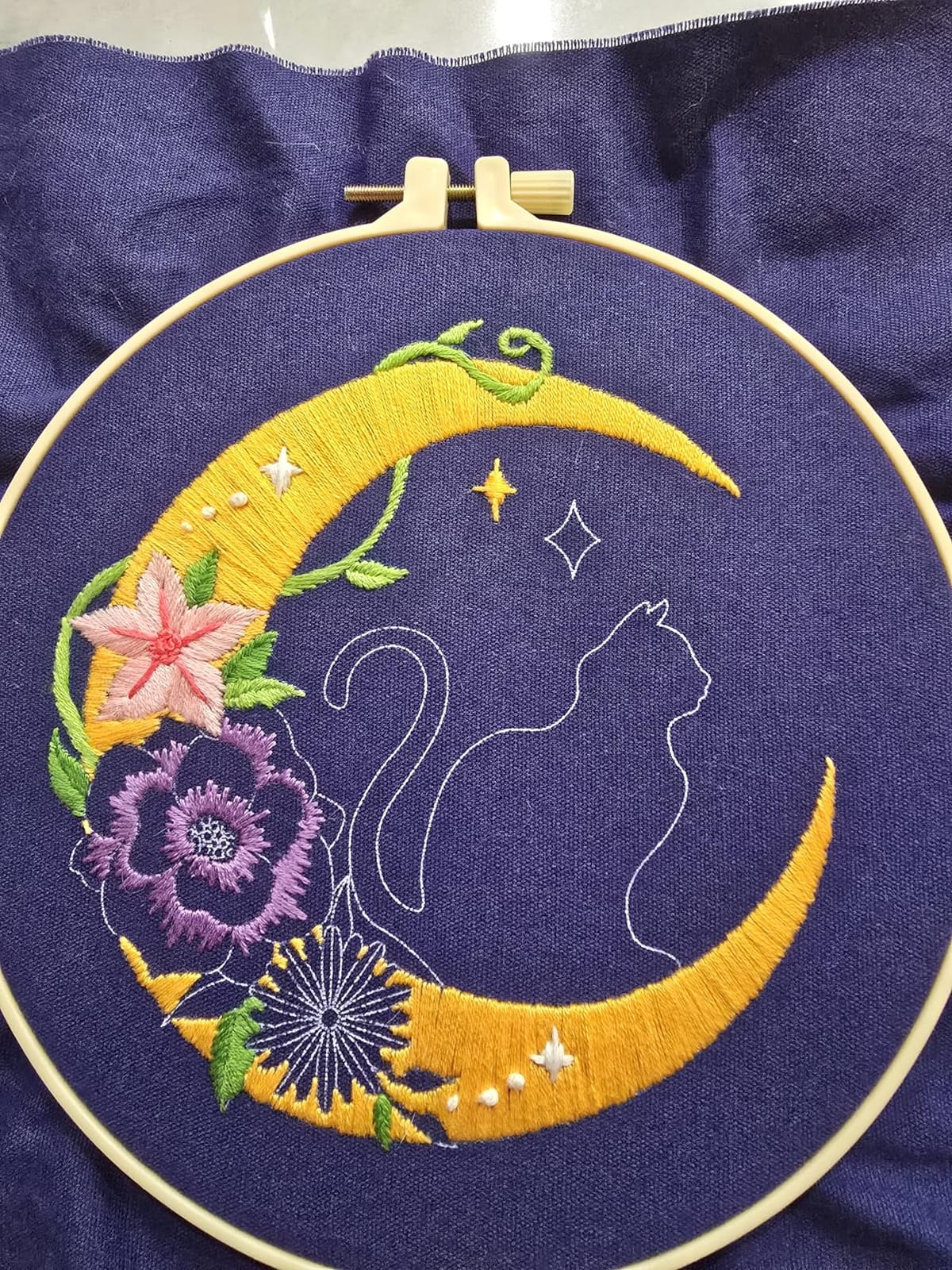 Louise Maelys 3 Sets Funny Embroidery Kits for Beginners customer photo 2