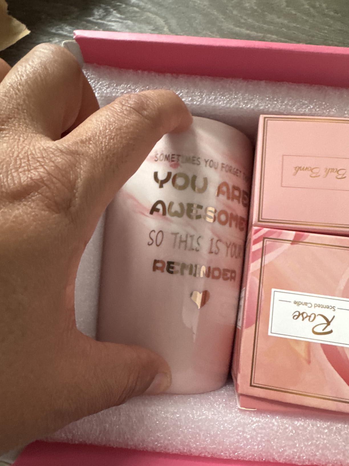 Birthday Gifts for Women, Mom, Unique Pink Spa Relaxation Baskets Set | Christmas, Mothers Day, Valentines, Gift for Her, Girlfriend, Grandma, Wife, Coworker, Sister, Friend, Sister, Self Care customer photo 1