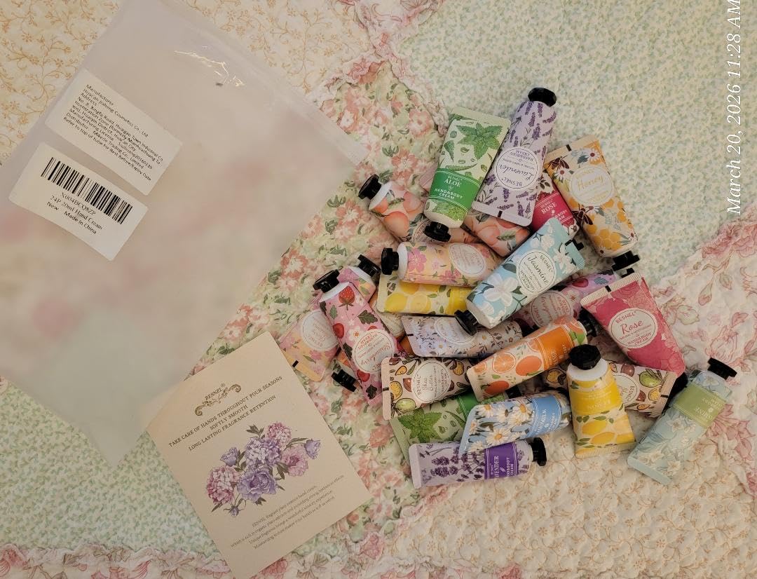 12 Pack Hand Cream Gift Set For Women,Mini Hand Lotion Travel Size for Hand customer photo 2
