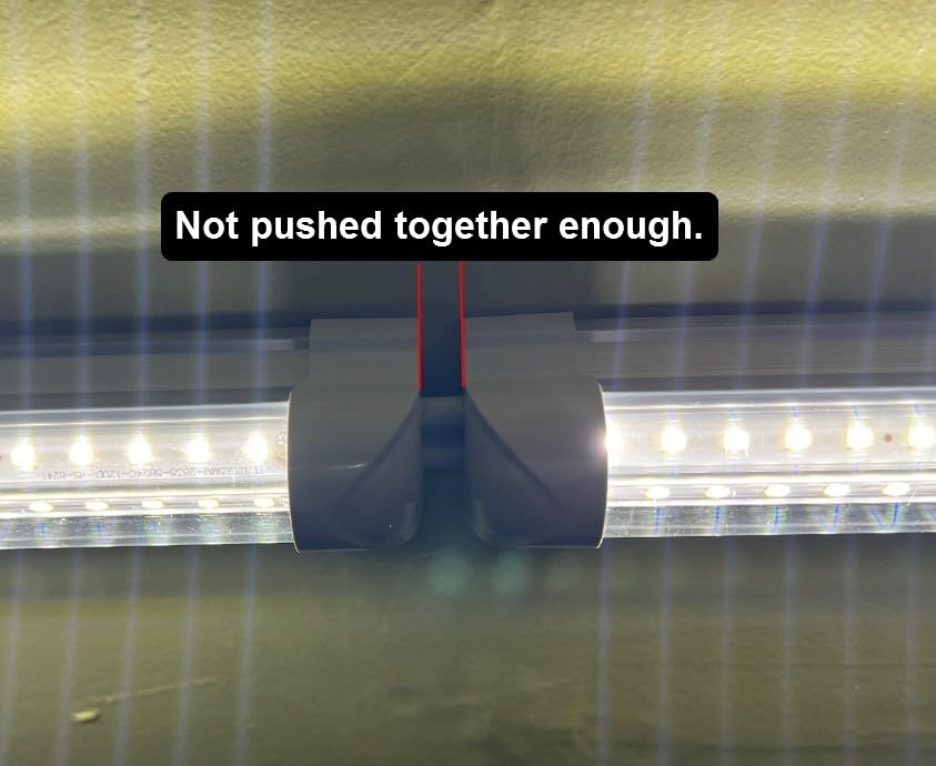 10Pack 4FT LED Shop Light - 50W 8000LM 6500K Linkable Clear Cover T8 LED Tube Light for Workshop, Warehouse, Basement - Plug and Play customer photo 2