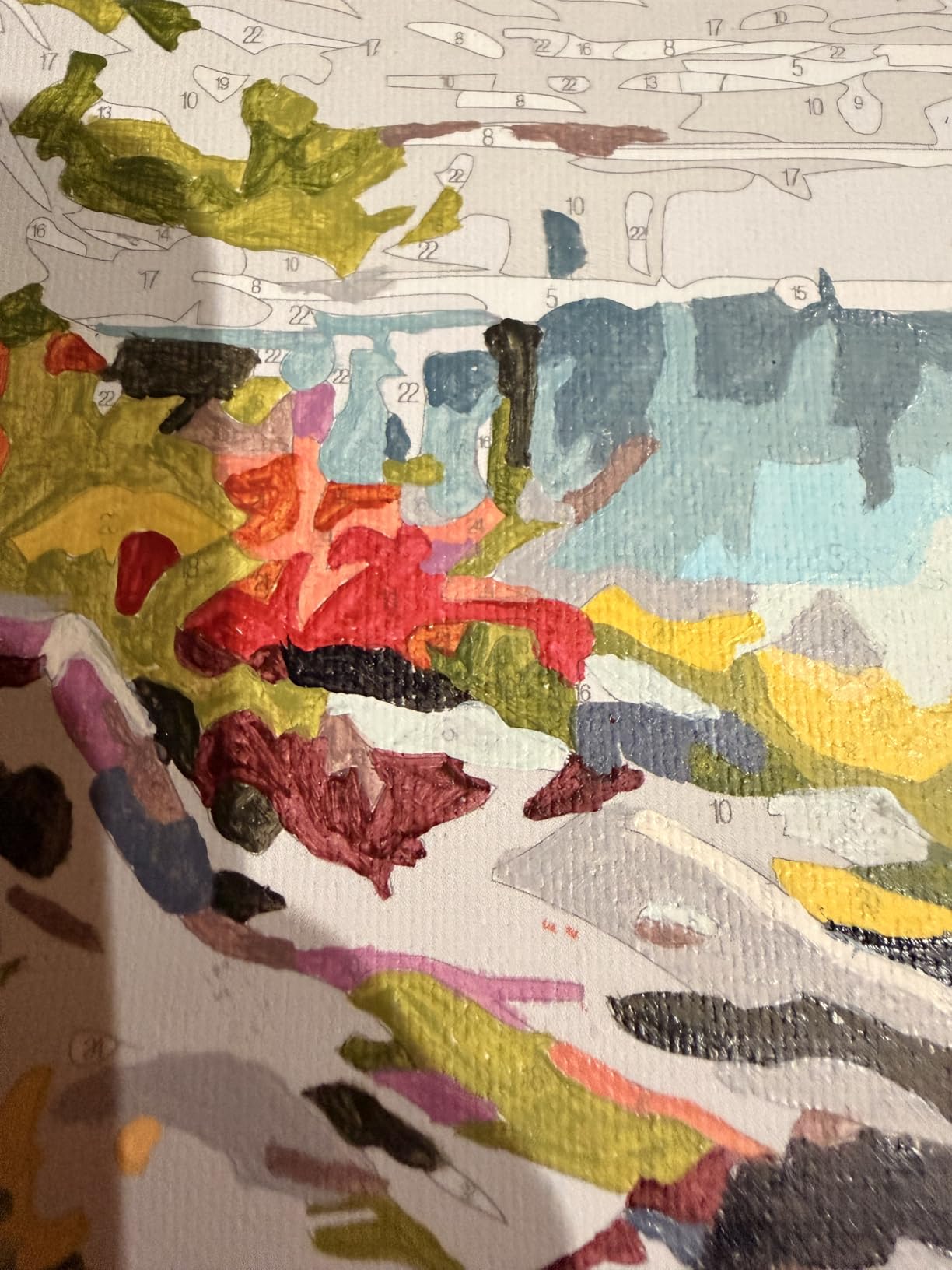 xackcme Paint by Numbers for Adults Books - Book Paint by Number on Canvas customer photo 2