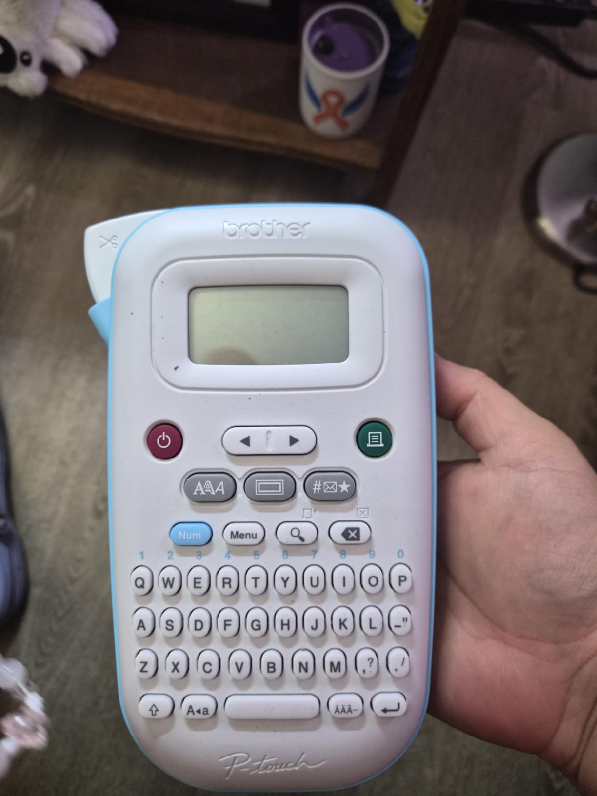 Brother P-Touch PT-N10 Personal Handheld Label Maker, Portable and Prints, P-Touch Btag ~½” (12mm) Wide Color Personalized Label Tapes, customer photo 2