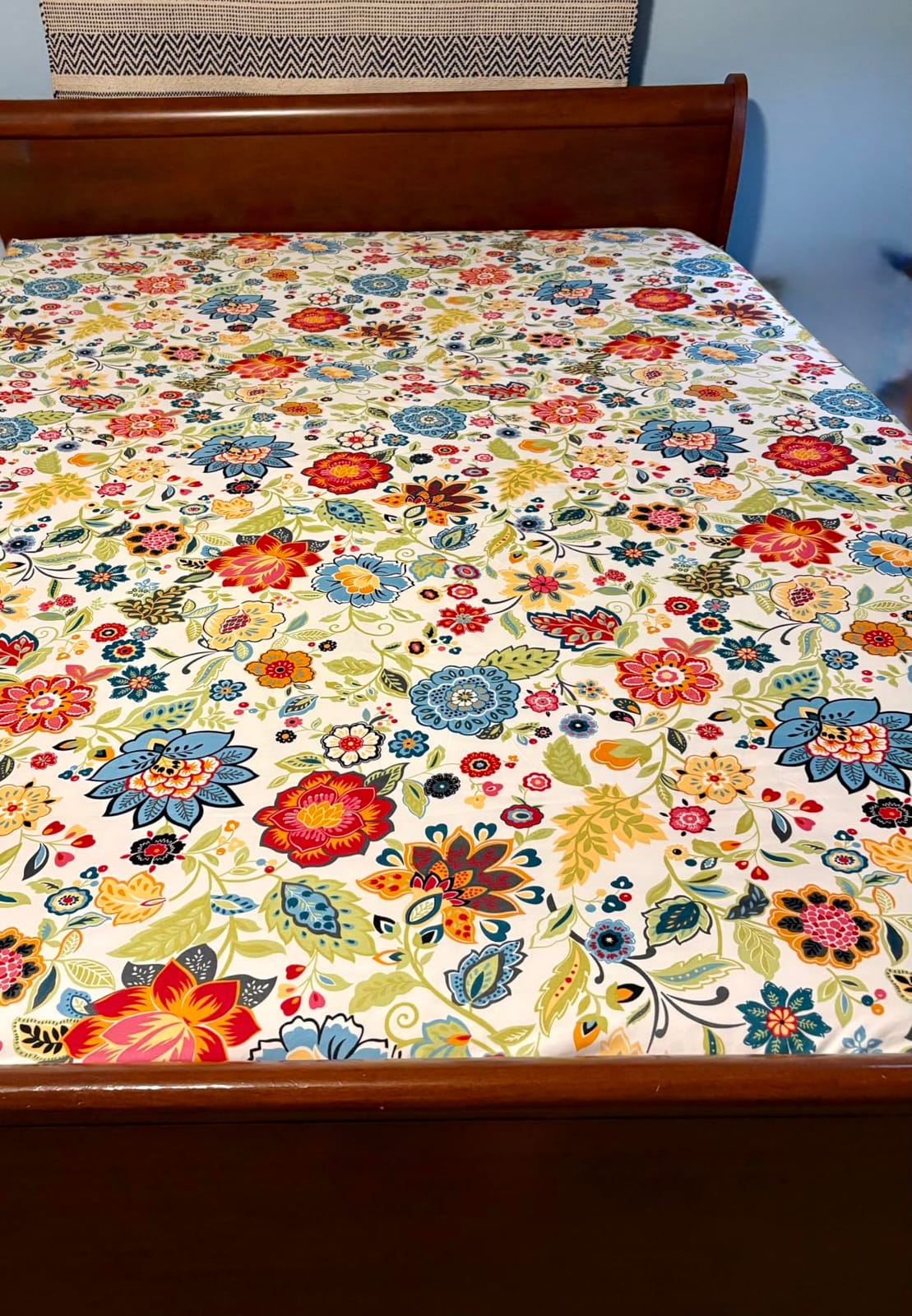 Bedlifes Floral Pattern Bed Sheet Set Queen Size, 18-24