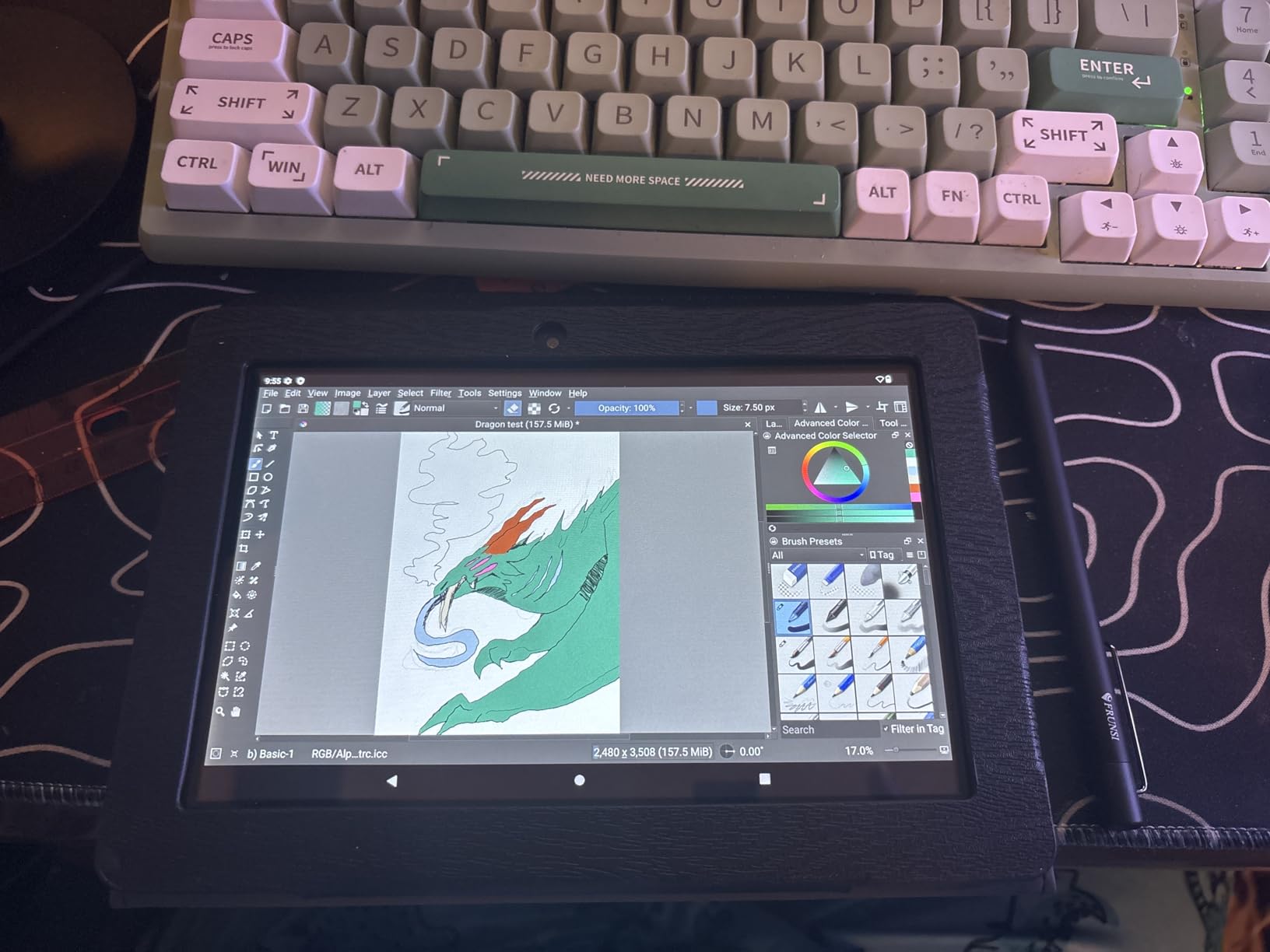 T8 Standalone Drawing Tablet 8 inch Drawing Tablet No Computer Needed | Octa-Core CPU, Pre-Installed Drawing Apps & Tutorials, More Bonus Items for Beginners, Artists, Students customer photo 1