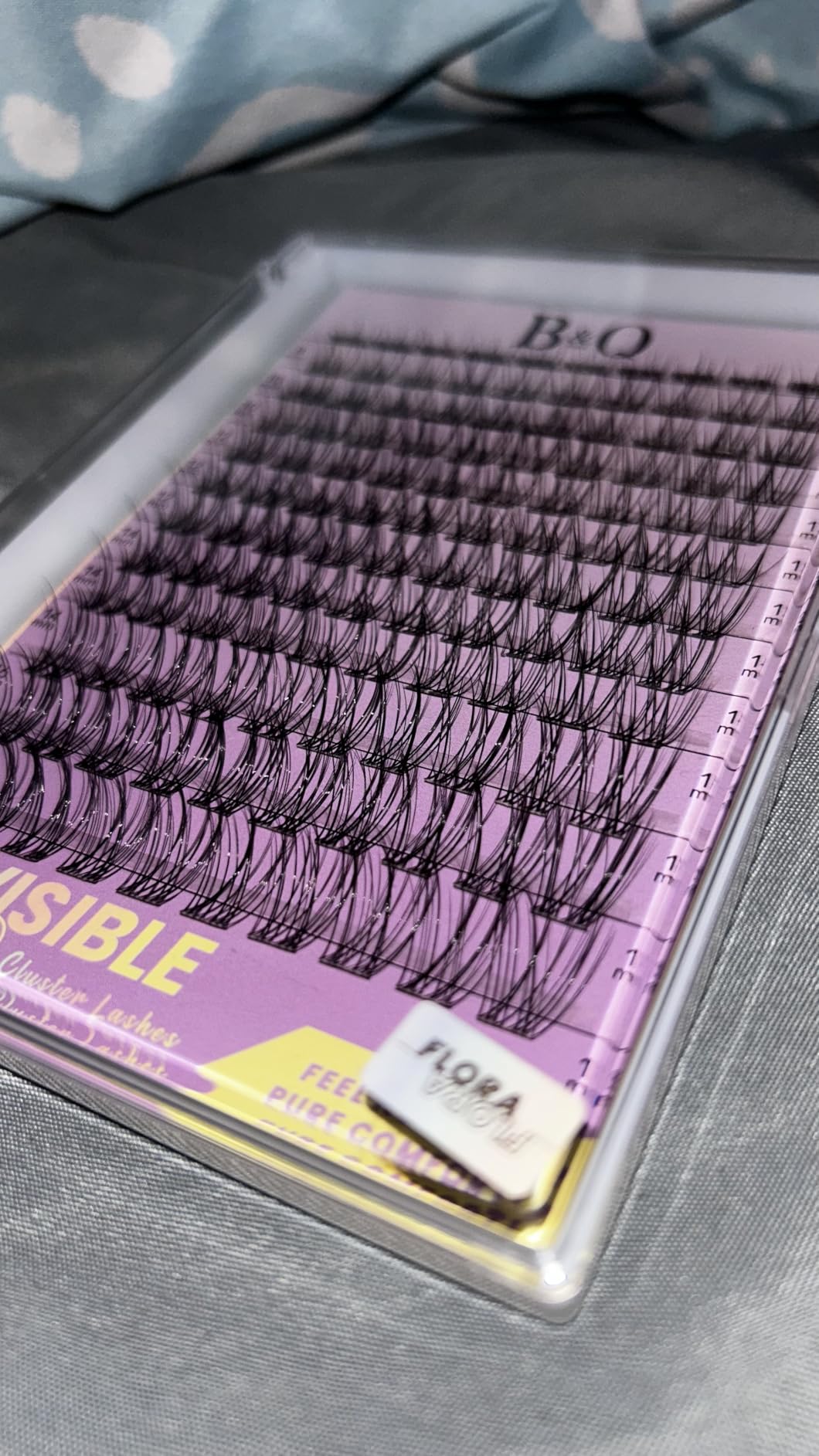B&Q Flora Eyelash Clusters Kit - Velure DIY Lash Extension Kit at Home customer photo 2