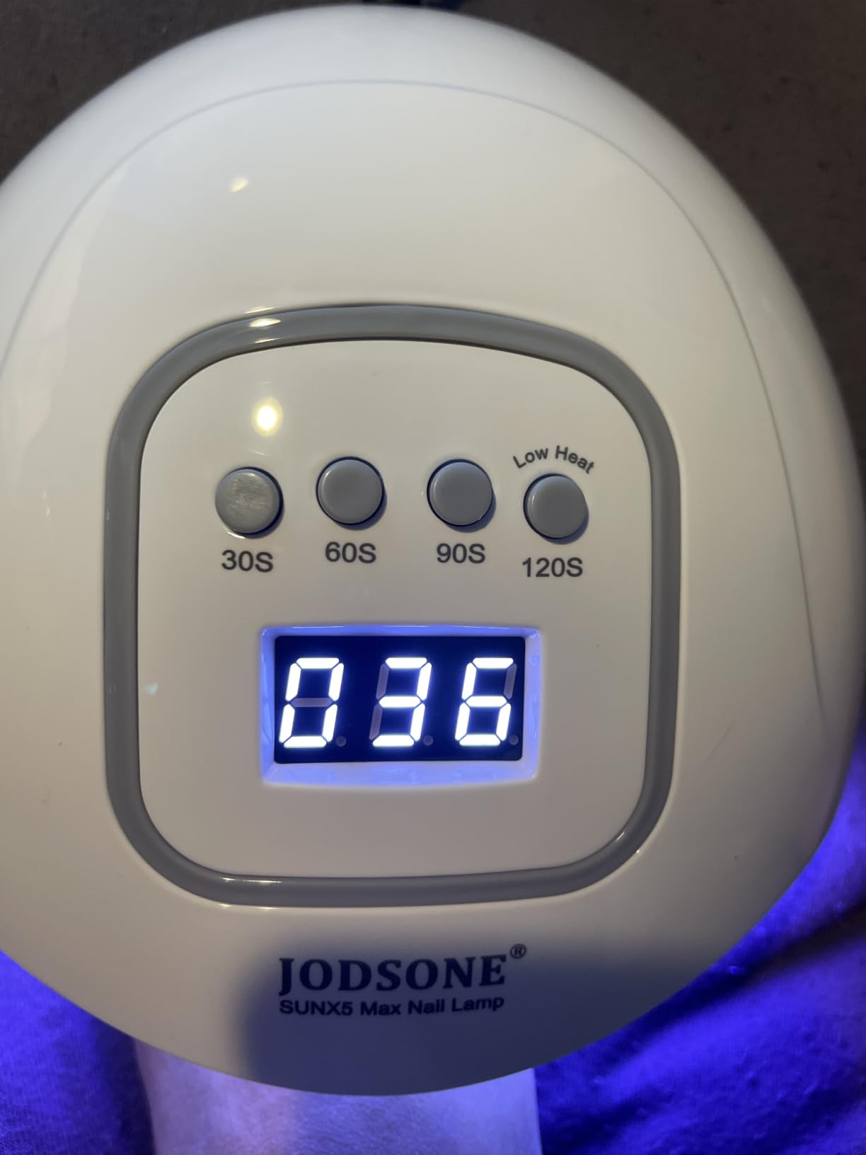 JODSONE U V LED Nail Lamp 320W, Nail Dryer for Gel Polish, Gel Nail Lamp with 72 Light Beads, Led Nail Light for Nails with Automatic Sensor & 4 Timers customer photo 2