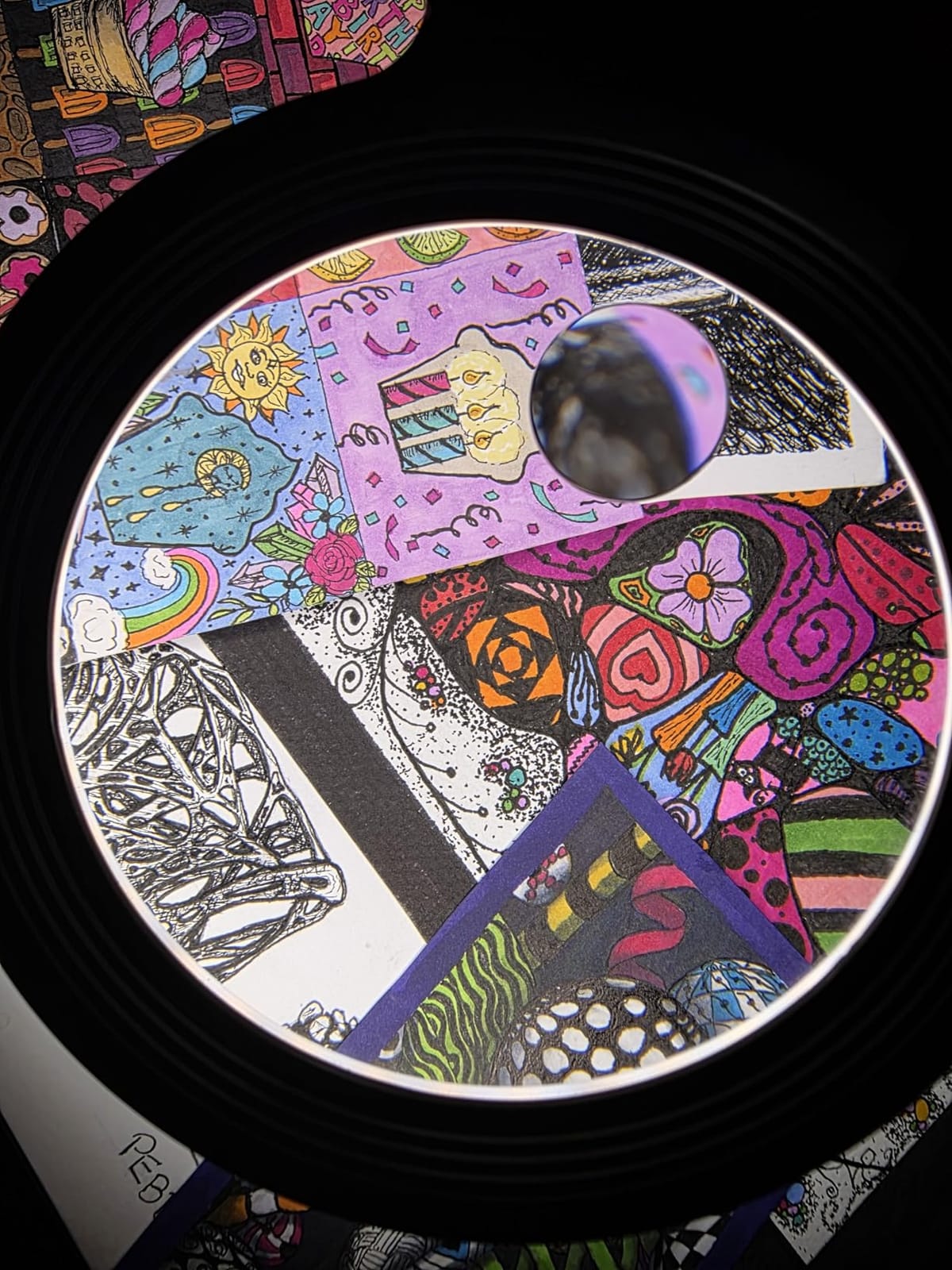 30X 10X Large Floor Magnifying Glass with Light and Stand customer photo 2
