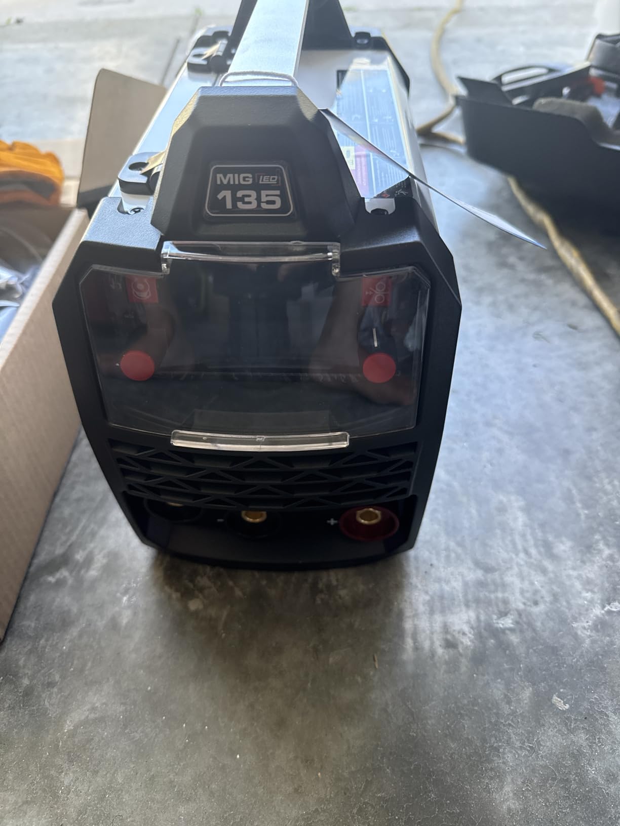 ANDELI 110V/220V MIG Welder 135A ,PULSE Flux Core/Lift TIG/Stick 4-in-1 customer photo 1