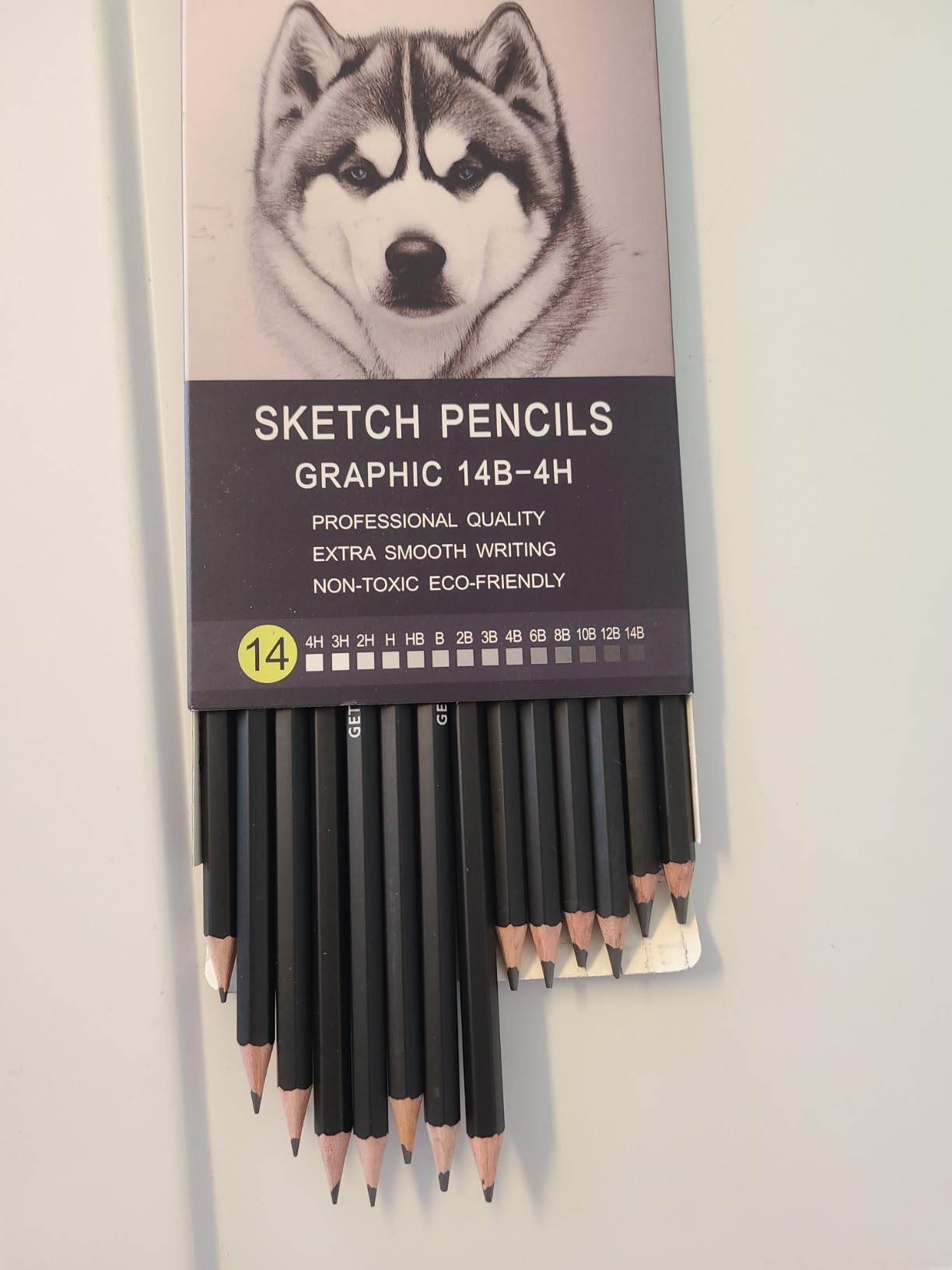 GETHPEN Drawing Sketching Pencil Set, Graphite Pencils (12B-4H), 24Pcs customer photo 2