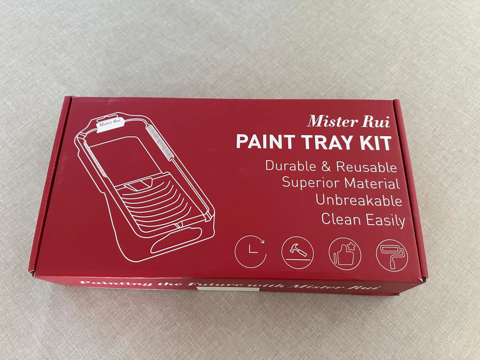 Mister Rui Mini Paint Roller Kit-13 Piece, Small Roller Paint Brush & Frame customer photo 1