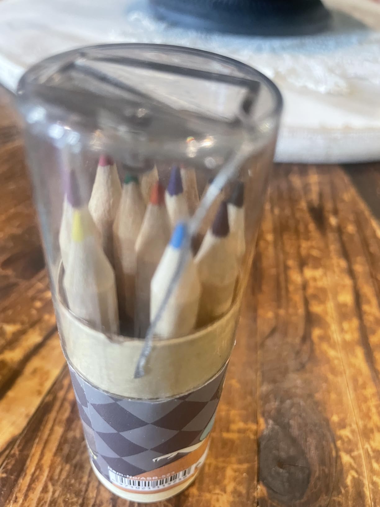 Tergy 8 Packs Mini Colored Pencils with Sharpener in Tube Portable Drawing Art Cartoon Pencils for 3 Years and Up Kids Adults Writing Sketching Painting,12 Colors in Tube customer photo 2