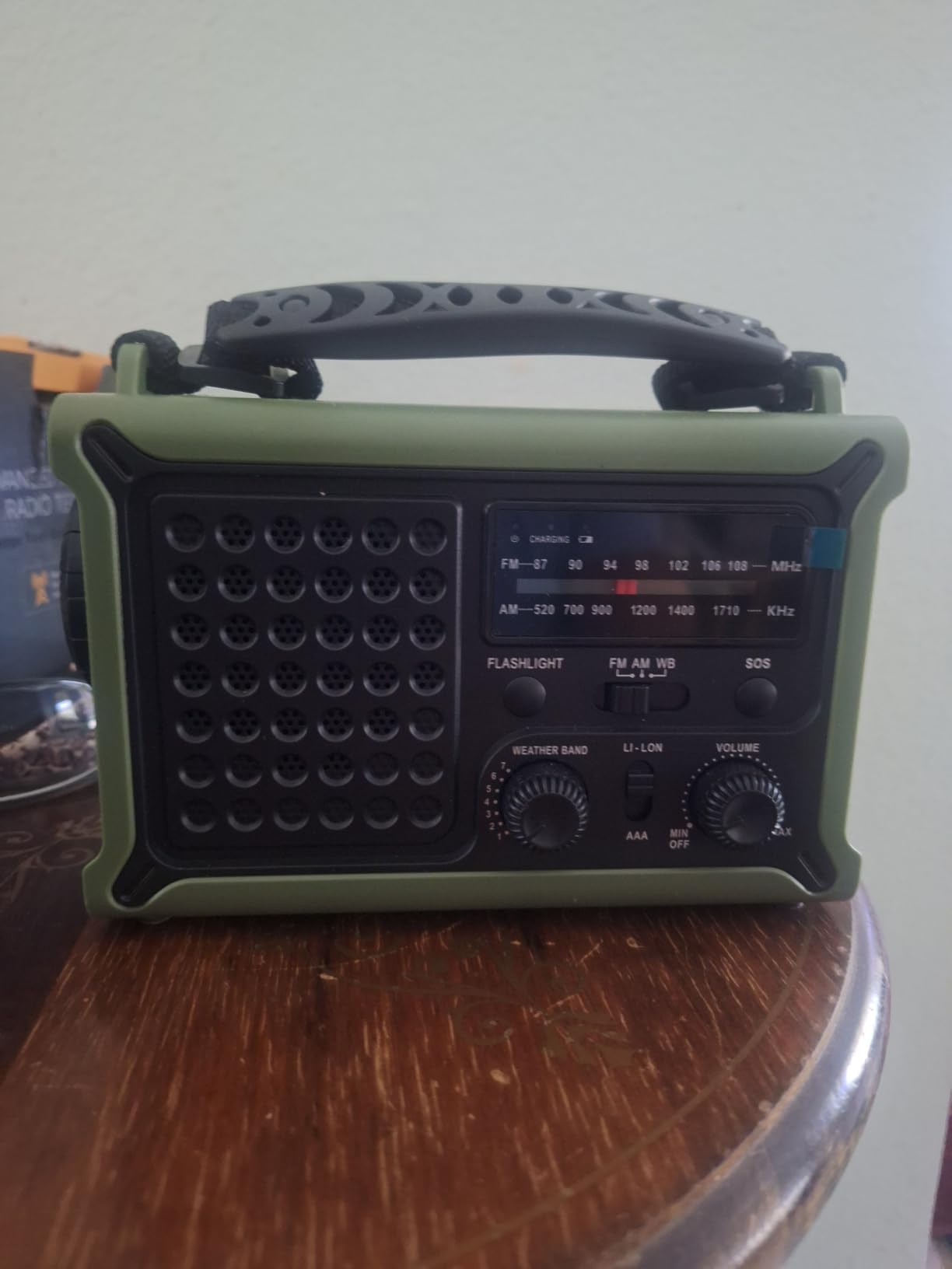 Solar Radio Emergency Hand Crank 12000mAh with Clear Signal customer photo 1