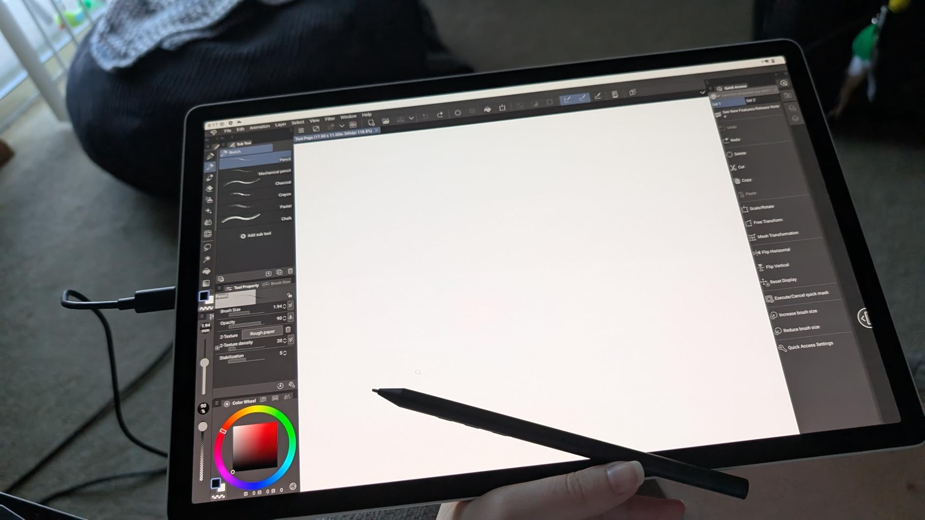 Wacom MovinkPad 11, Android Mobile Drawing Tablet, with Pro Pen 3 customer photo 1