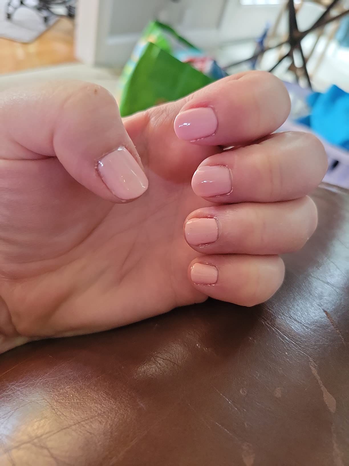 Beetles 10ML HEMA-Free Pink Gel Nail Kit with U V Light 5Pcs Gel Polish Set customer photo 1