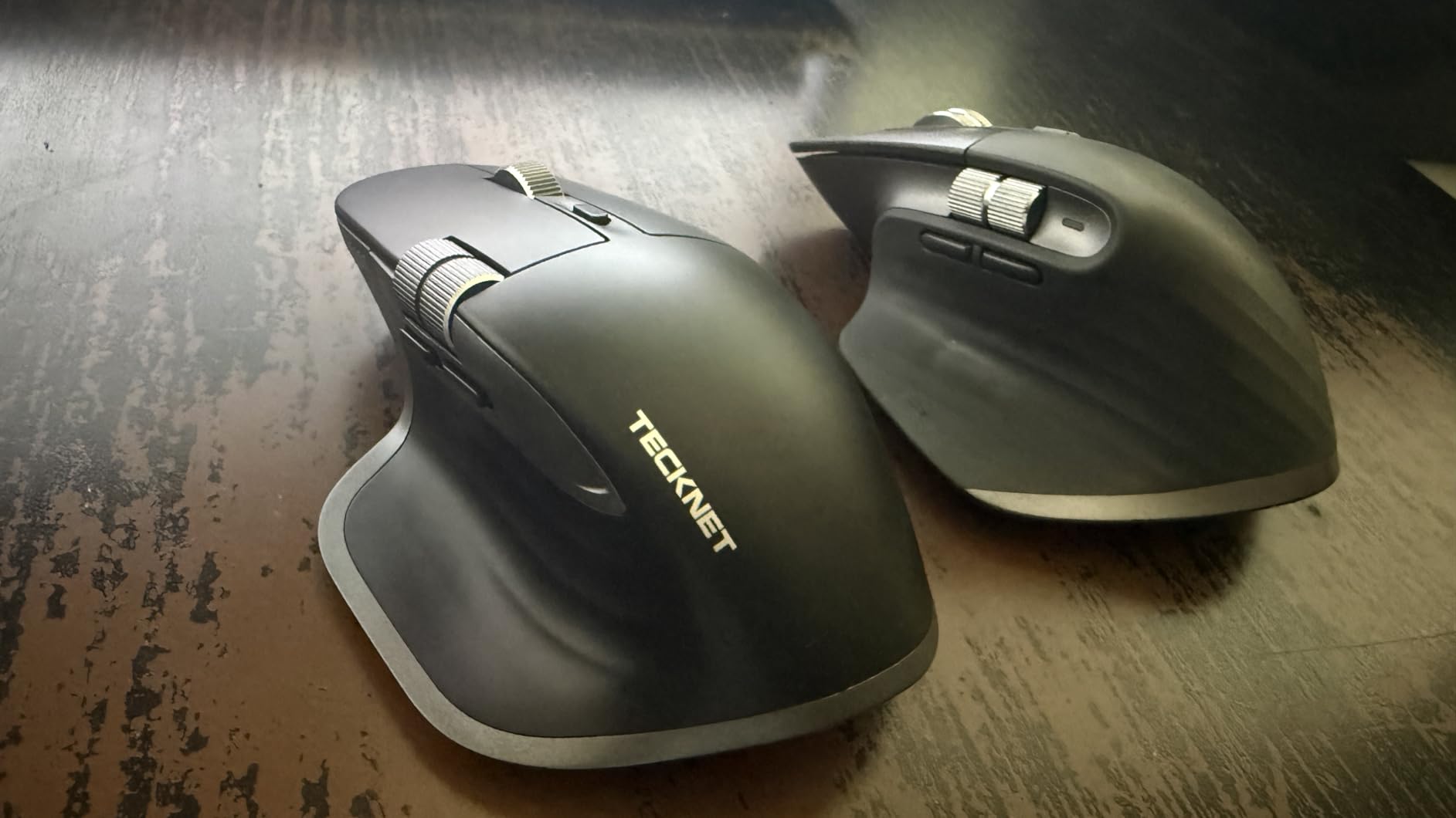 TECKNET Wireless Mouse, Side Scroll Bluetooth Rechargeable, 3-Device customer photo 1