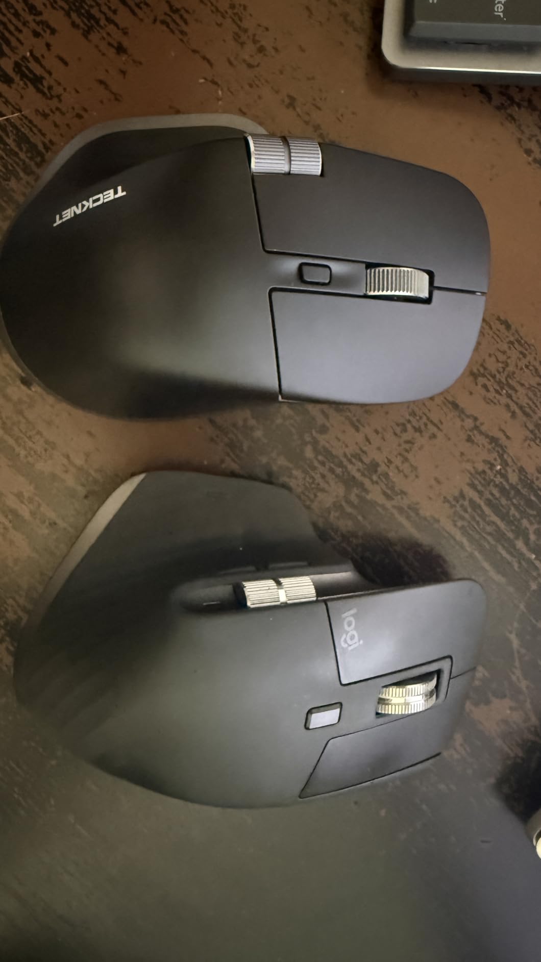 TECKNET Wireless Mouse, Side Scroll Bluetooth Rechargeable, 3-Device customer photo 2