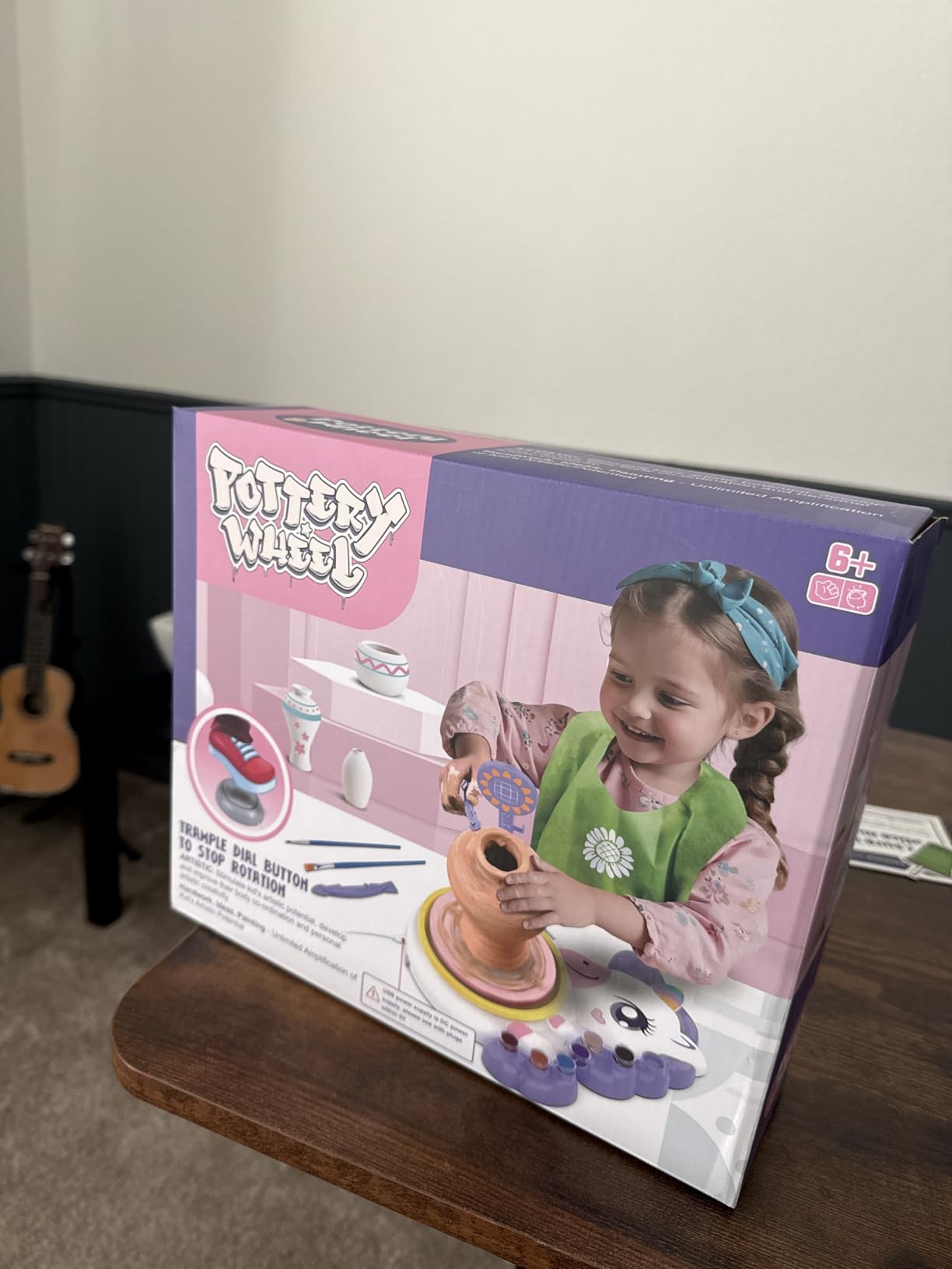 Pottery Wheel for Kids, Unicorn Craft Kit Arts and Crafts for Kid Ages 6-12 customer photo 2