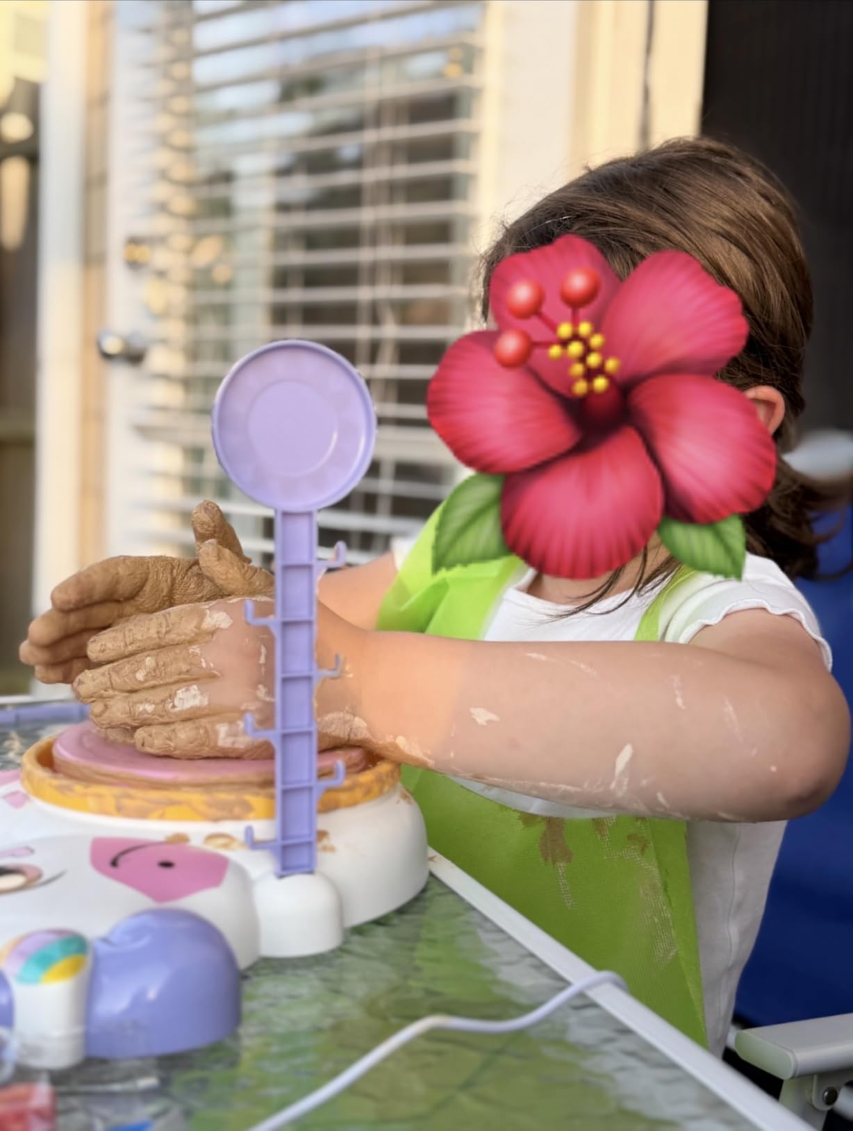 Pottery Wheel for Kids, Dino Craft Kit Arts and Crafts for Kids Ages 6-12 customer photo 1