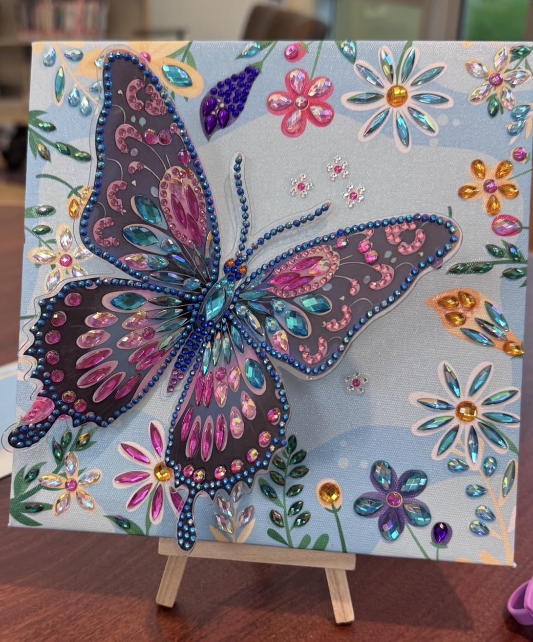 Crafts for Kids Age 8-12, Girls Birthday Gifts, Butterfly Diamond Painting customer photo 1