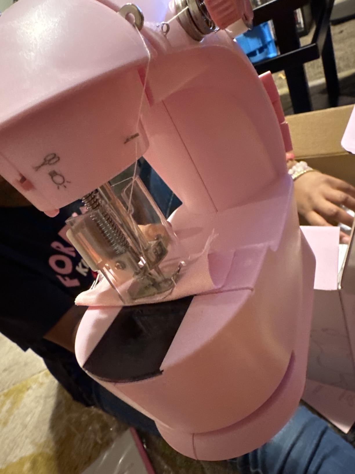 CraftBud Mini Sewing Machine for Beginners, Adults and Kids Sewing Machine customer photo 2