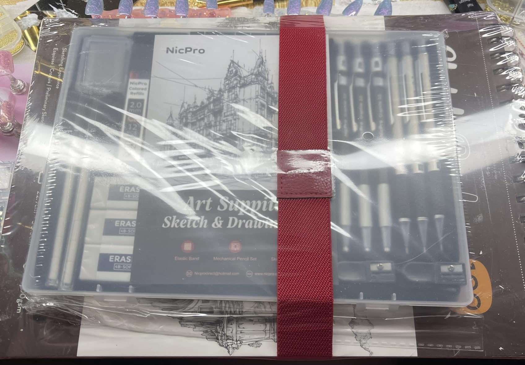 Nicpro 52PCS Art Drawing Supplies Kit for Artist Adults Sketching customer photo 1