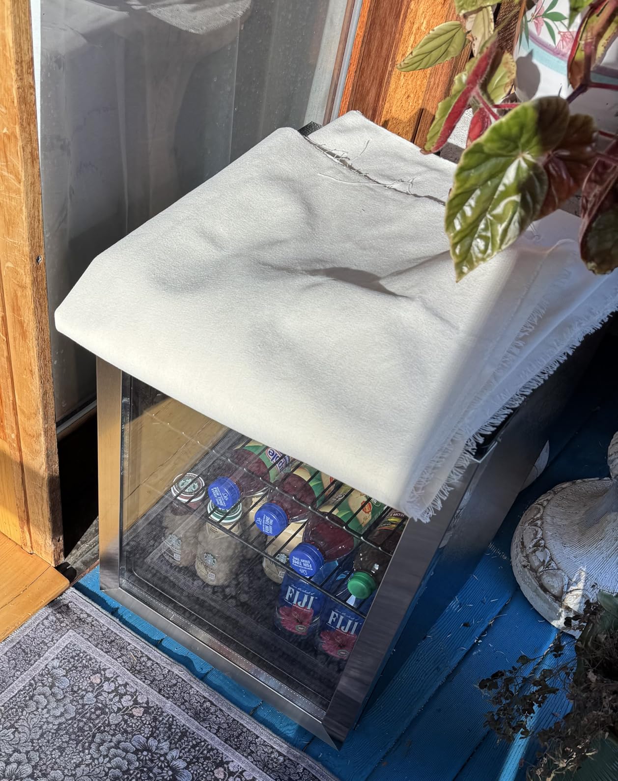 Pottery Tablecloth-Heavy Duty Linen Cotton Blend, 62x39 Inches customer photo 2