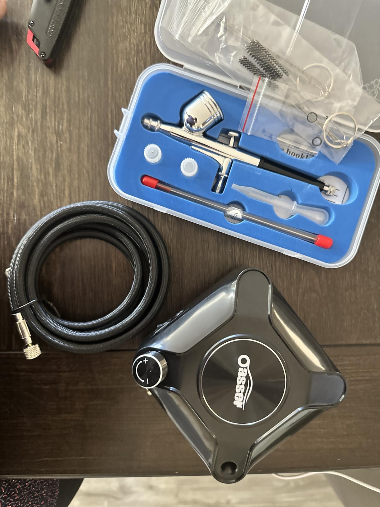 Oasser Airbrush Kit with Compressor, Dual Action 10.5L/min Airbrush Set customer photo 1