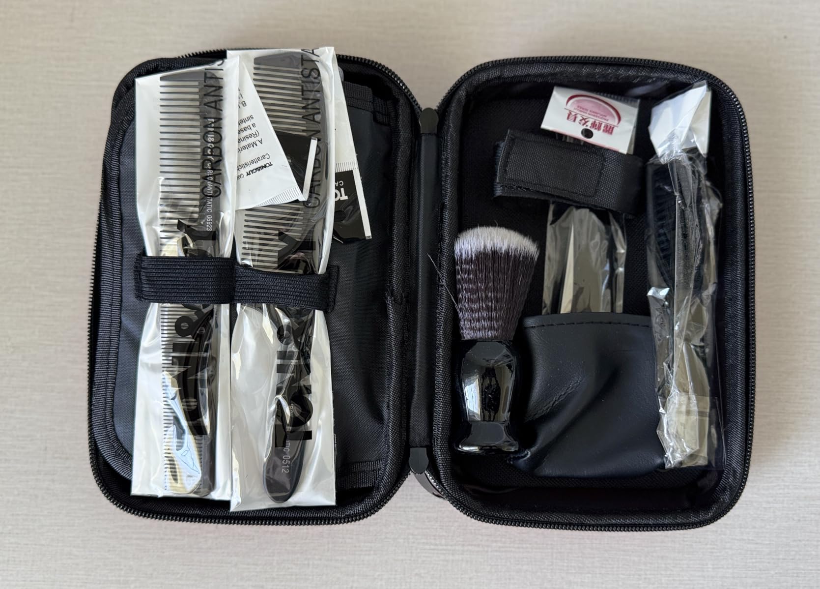 Professional Hair Cutting Scissors Shears Kits, 10 pcs Hair Cutting Kit Includes Barber Bag, Thinning Scissors, Combs, Razor Blades, Neck Duster, Clips for Salon & Home/Men/Women/Kids customer photo 2