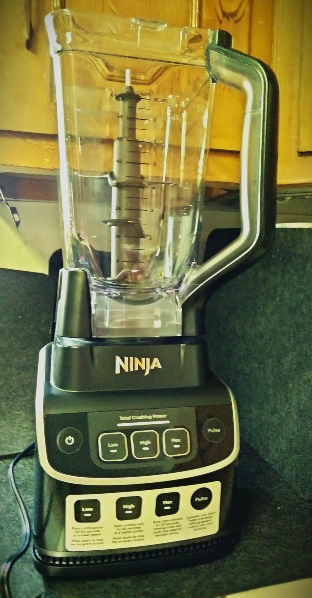 Ninja UltraCrush Professional Blender, 1000W, 72oz Pitcher, 3 Speeds, BP201 | 1000W Total Crushing blades power through ice & fruit. XL 72-oz pitcher, 3 manual speeds plus pulse. Dishwasher safe. customer photo 2