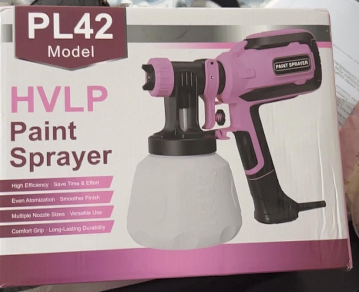 Paint Sprayer for House Painting, 4 Nozzles & 3 Spray Patterns customer photo 2