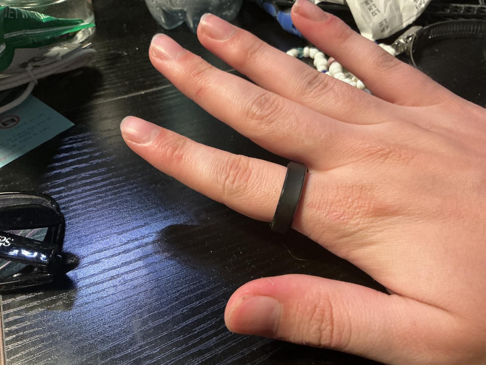 RingConn Gen 3 Smart Ring - Vascular Trends(Size 13, Matte Black) customer photo 2