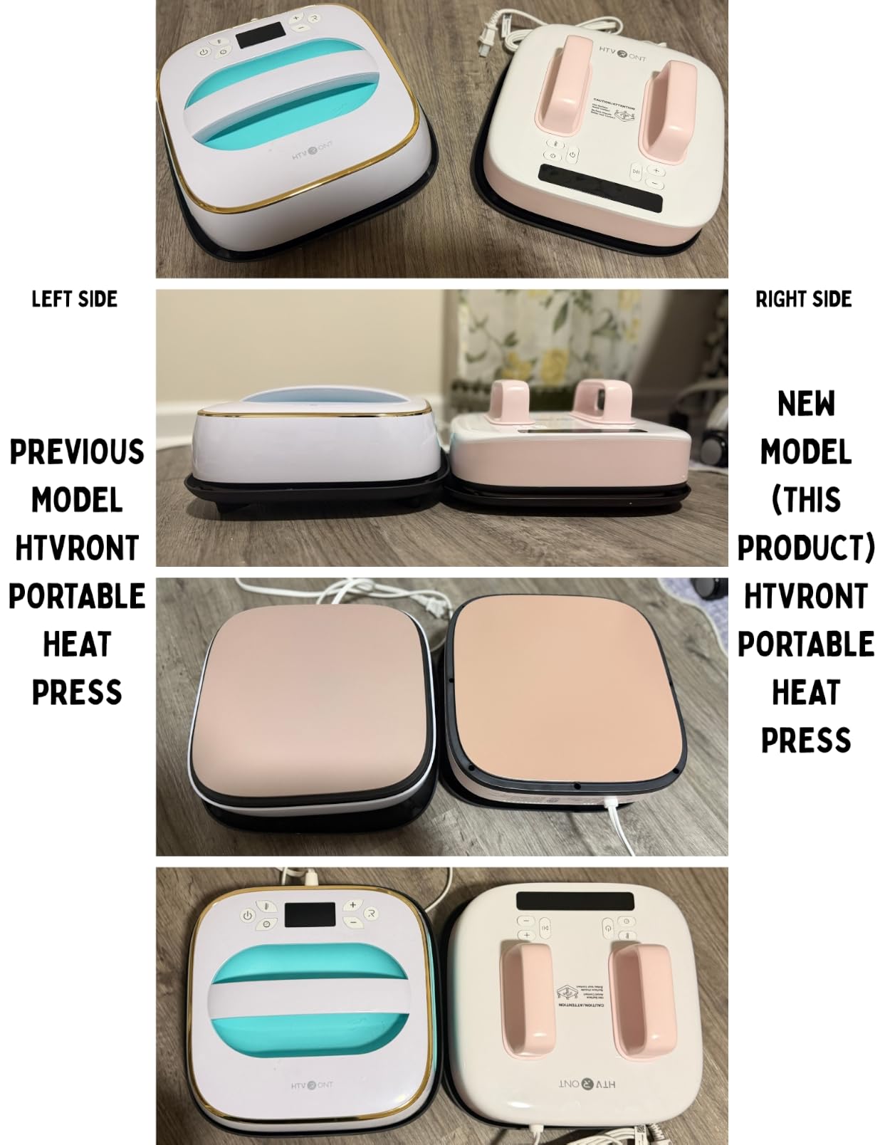 HTVRONT Heat Press Machine for T Shirts with Pressure Display, 10X10 customer photo 1