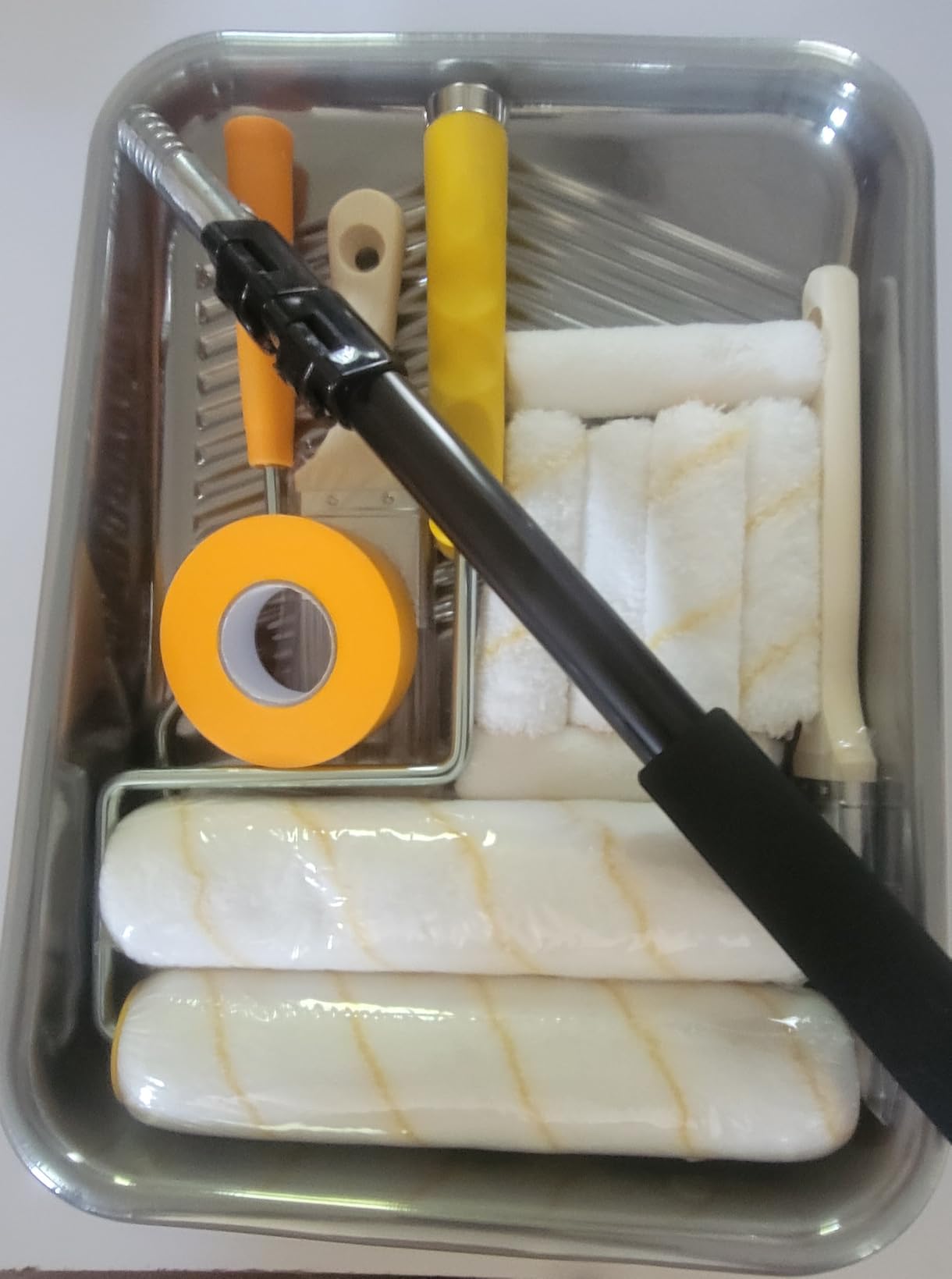 Mister Rui Paint Roller Kit with Extension Pole 20 Pieces Painting Kit customer photo 2