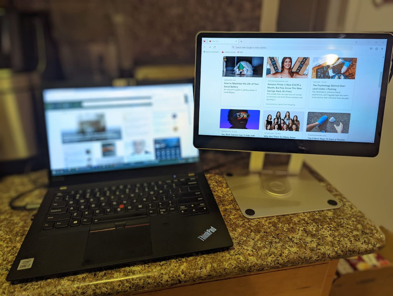 FLYTOCCA Laptop Screen Extender, 15.6