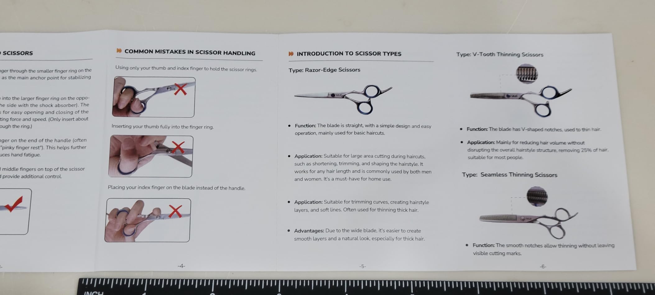 ULG Hair Cutting Scissors Kit for Toddlers, Kids & Adults, Safety Round Tip customer photo 2