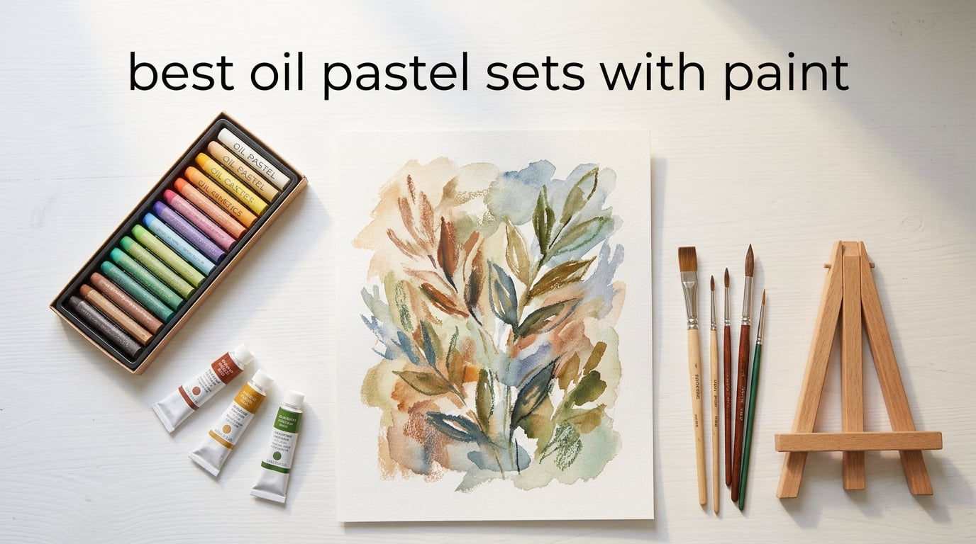 best oil pastel sets with paint