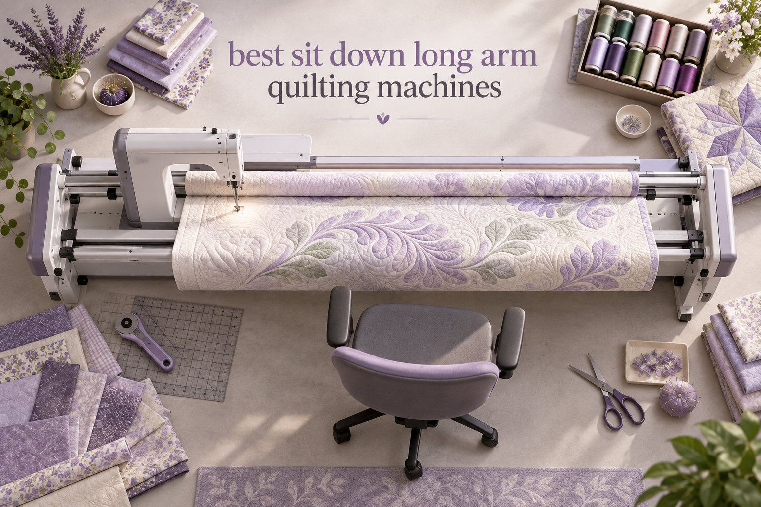 best sit down long arm quilting machines
