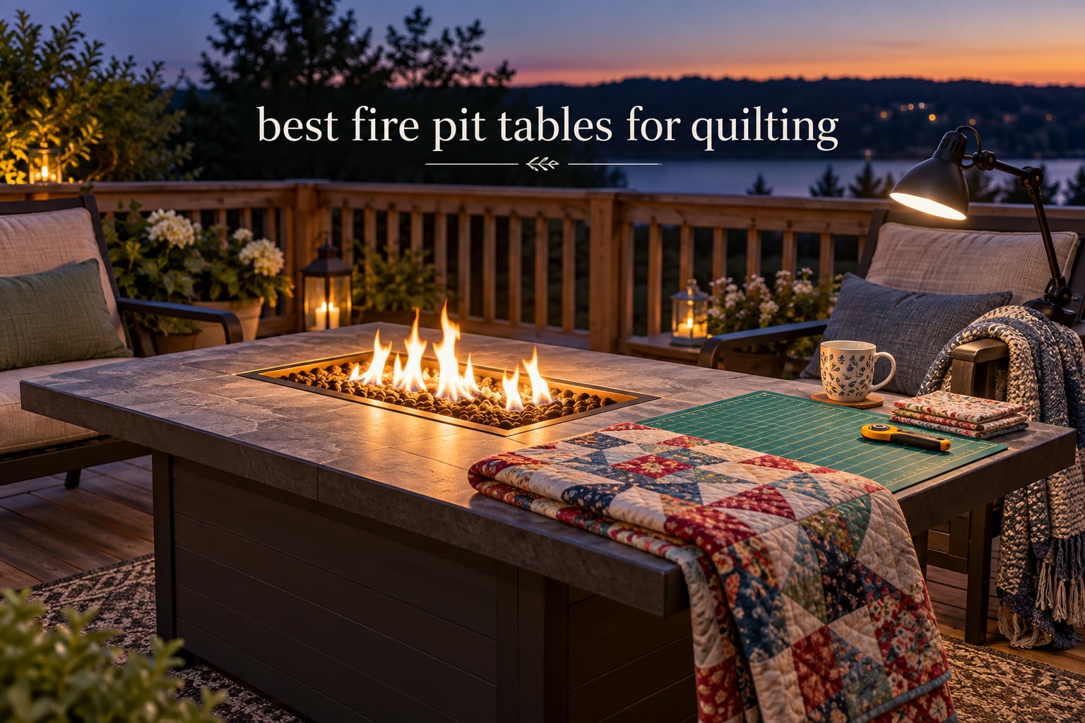 best fire pit tables for quilting