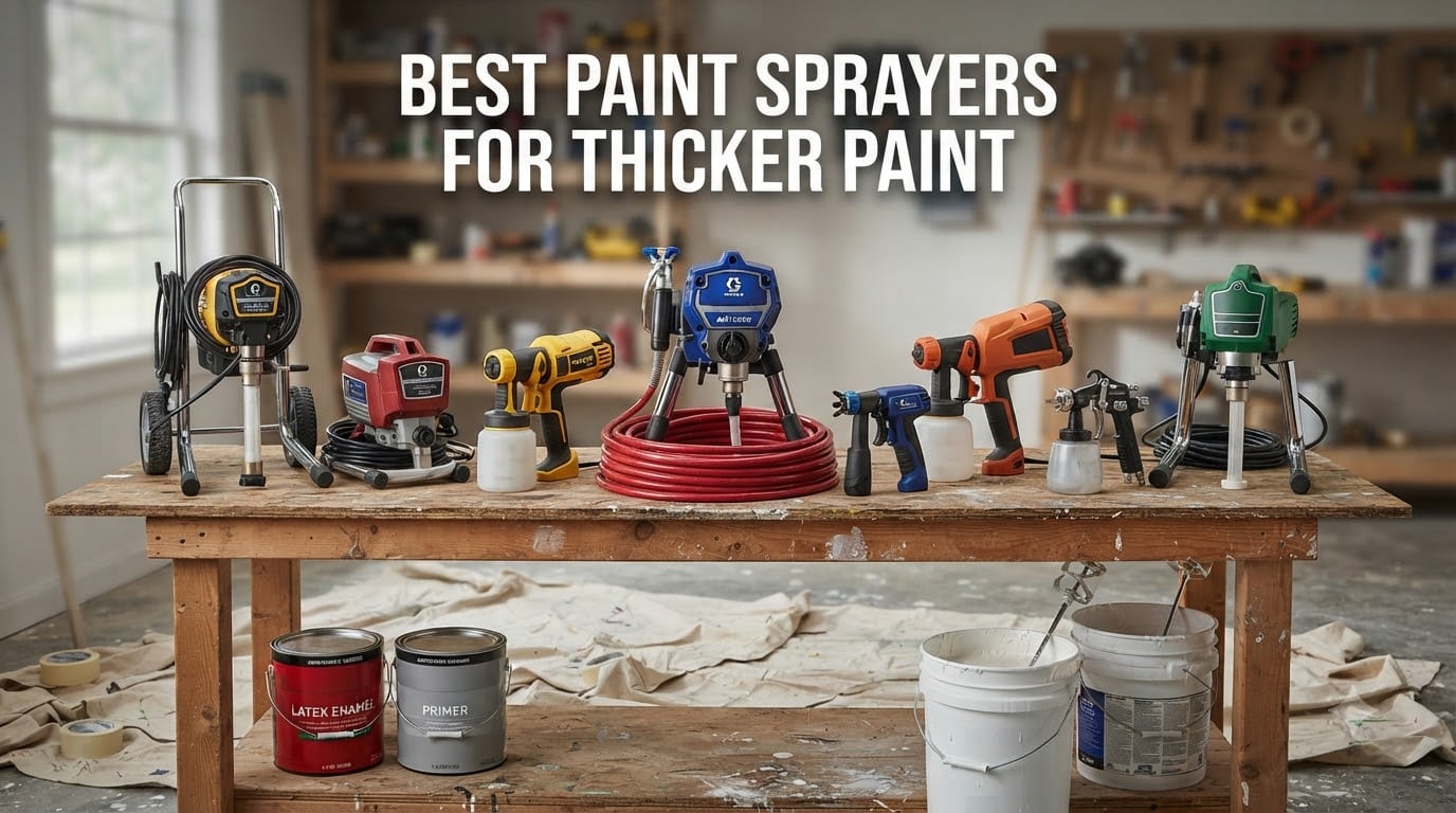 best paint sprayers for thicker paint