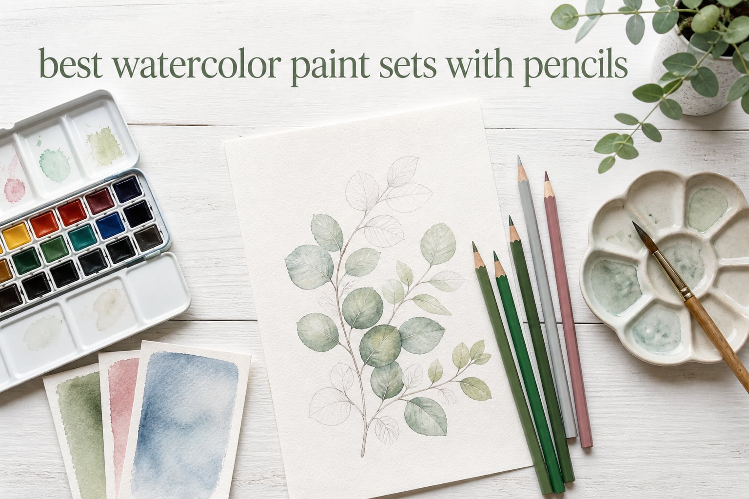 best watercolor paint sets with pencils