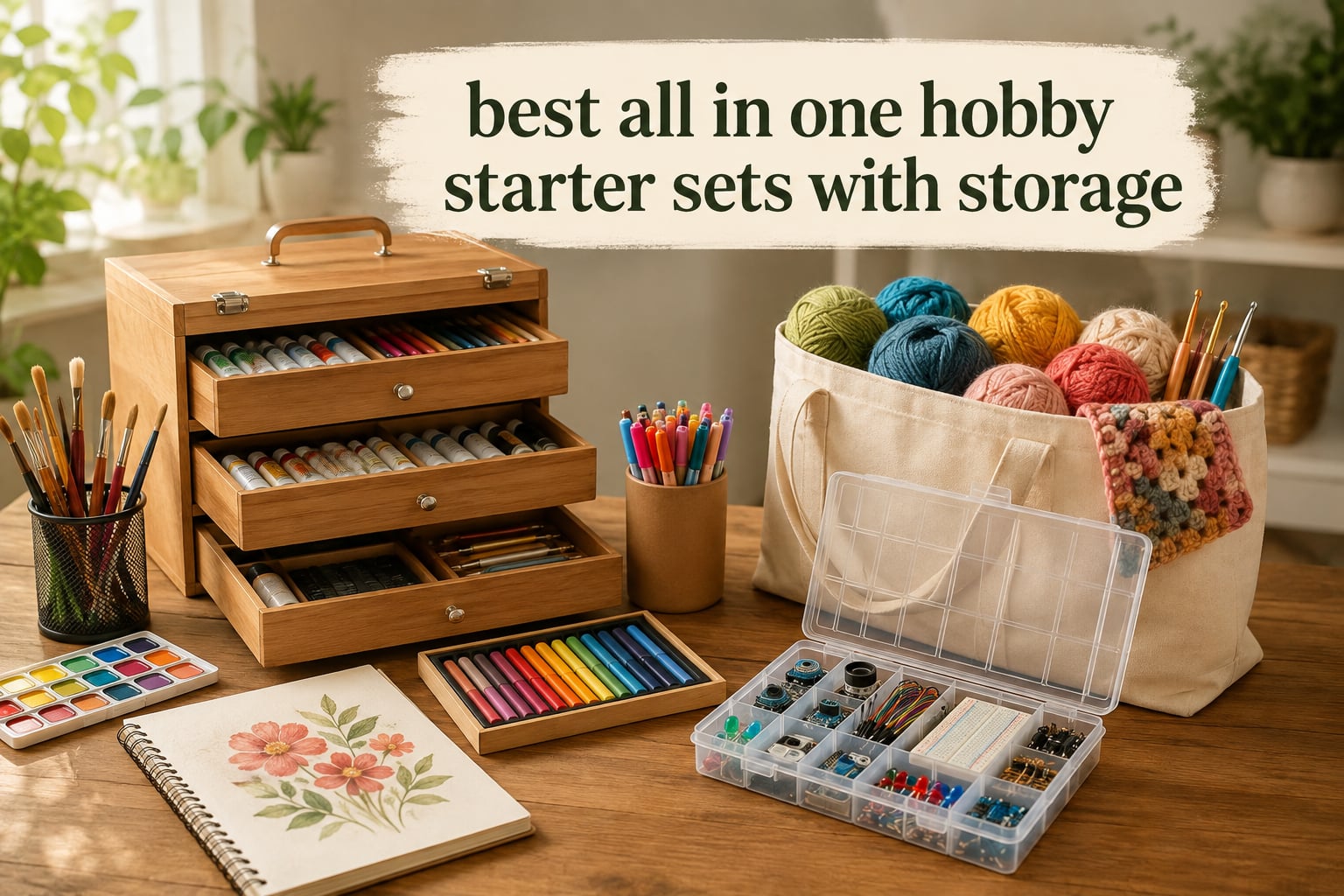 best all in one hobby starter sets with storage