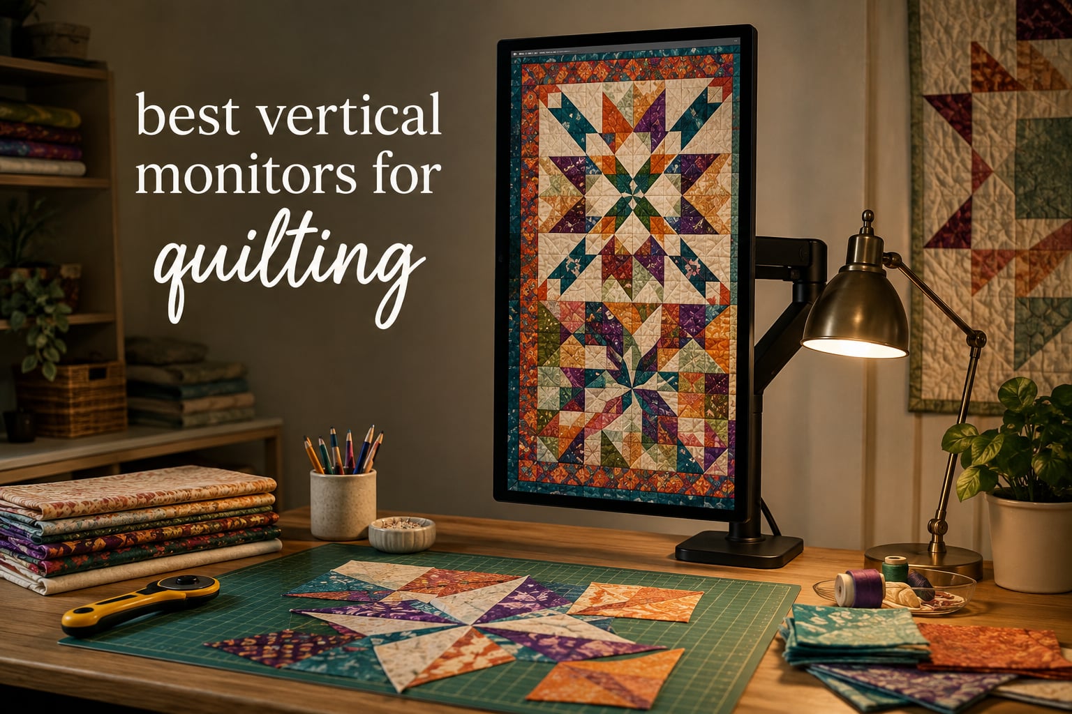 best vertical monitors for quilting