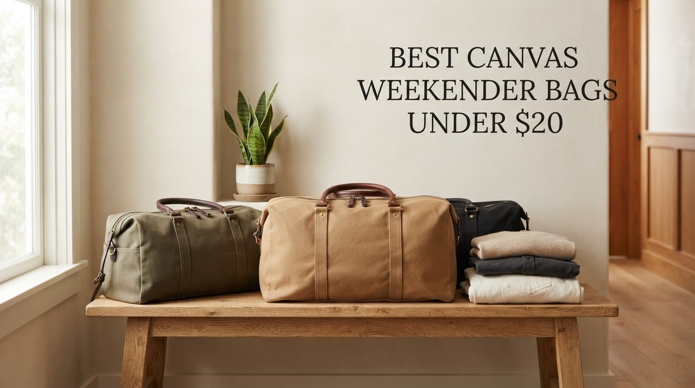 best canvas weekender bags under $20