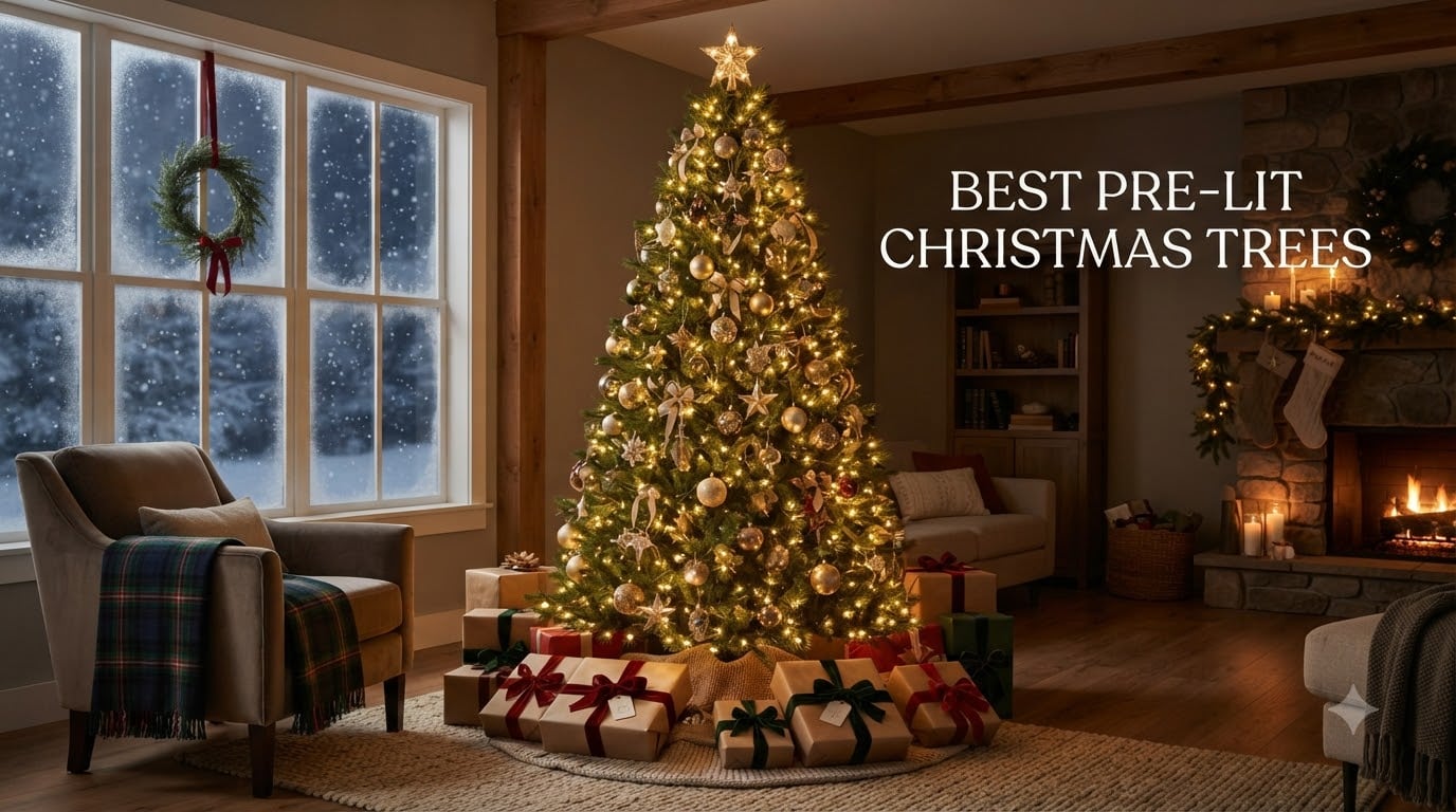 best pre-lit christmas trees